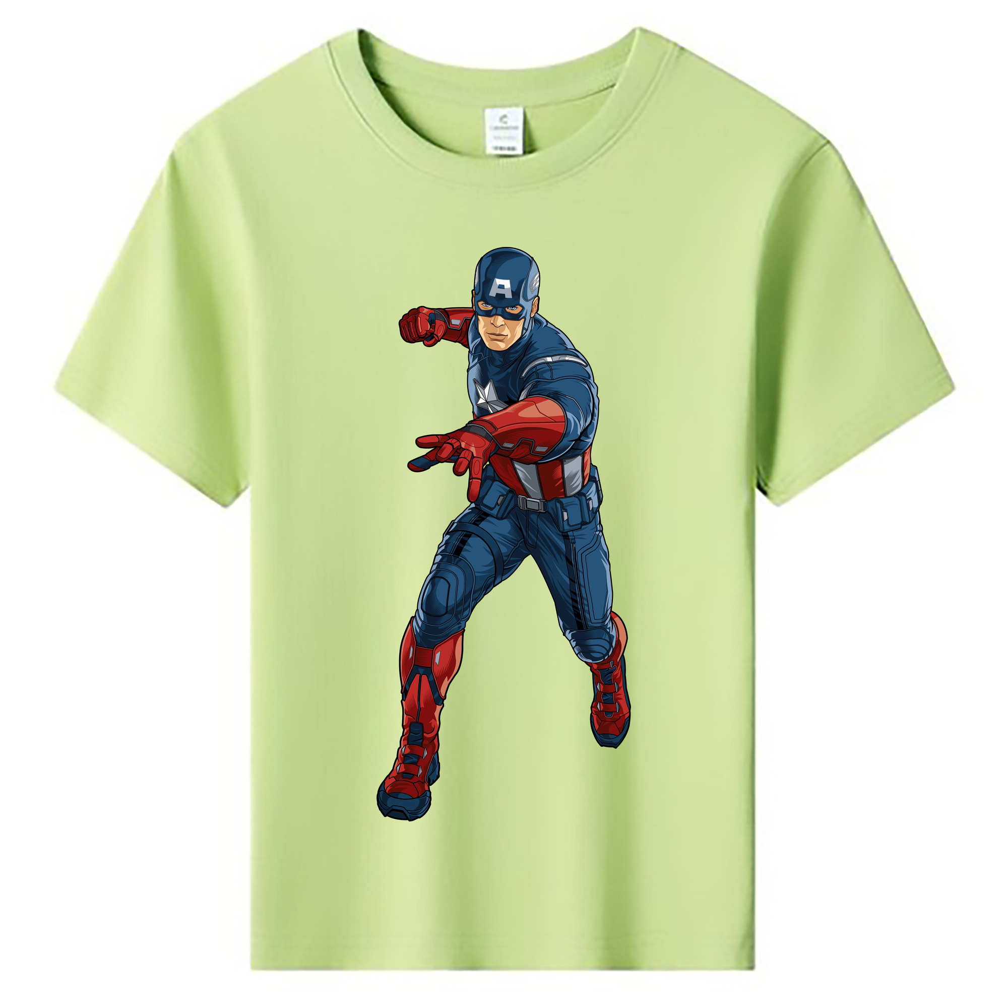 （画像用） アベンジャーズ The Avengers 綿100％キッズTシャツ（フロントプリント）
